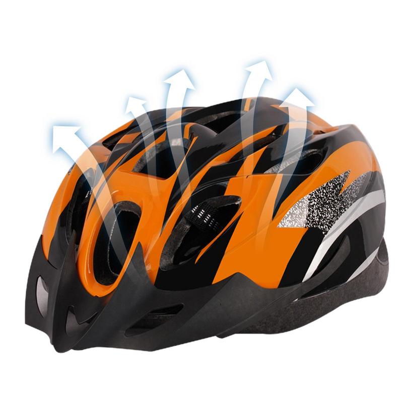 통기성 자전거 스케이트보드 헬멧, 통기성 360 도 조절 가능 헬멧, 19 개의 통풍 구멍이 있는 사이클링 헬멧